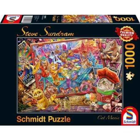 Schmidt Cat Mania 1000 db-os puzzle (4001504599799) (4001504599799)