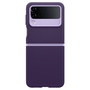 Samsung Galaxy Z Flip4 SM-F721B, Силиконов калъф, средна устойчивост на удар, въздушно омекотен ъгъл, Spigen Caseology Nano Pop, лилав (124362)