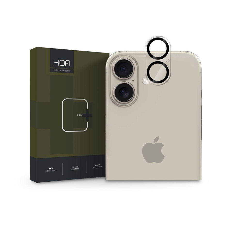 HOFI Cam Pro+ hátsó kameralencse védőüveg - Apple iPhone 16/16 Plus - átlátszó (HO310982)