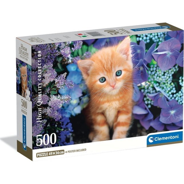 Clementoni High Quality Collection 35585 puslespil 500 stk Dyr