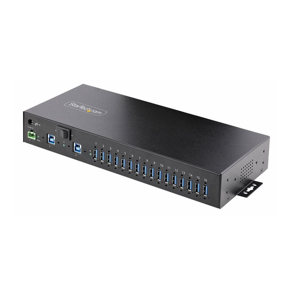 StarTech.com S5G16AINDS-USB-A-HUB interface hub 2 x USB 3.2 Gen 1 (3.1 Gen 1) Type-B 5000 Mbit/s Sort