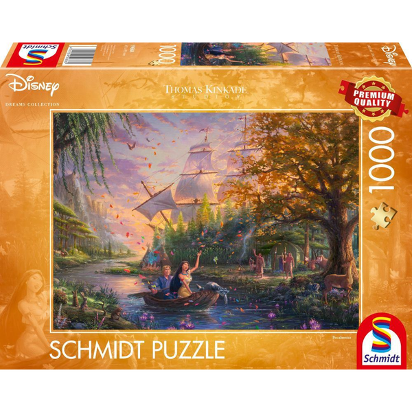 Puzzle Schmidt Spiele Thomas Kinkade 1000 dílků Puzzle PQ 1000 Pocahontas