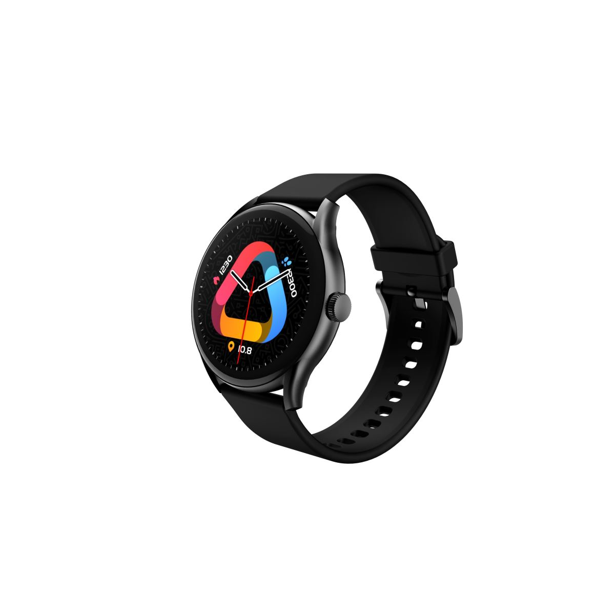 QCY WATCH GT DOTYKOVÉ HODINKY SMARTWATCH VODOTESNOSŤ IPX8 SNÍMAČ TEPOVEJ (GT S8 BLACK)