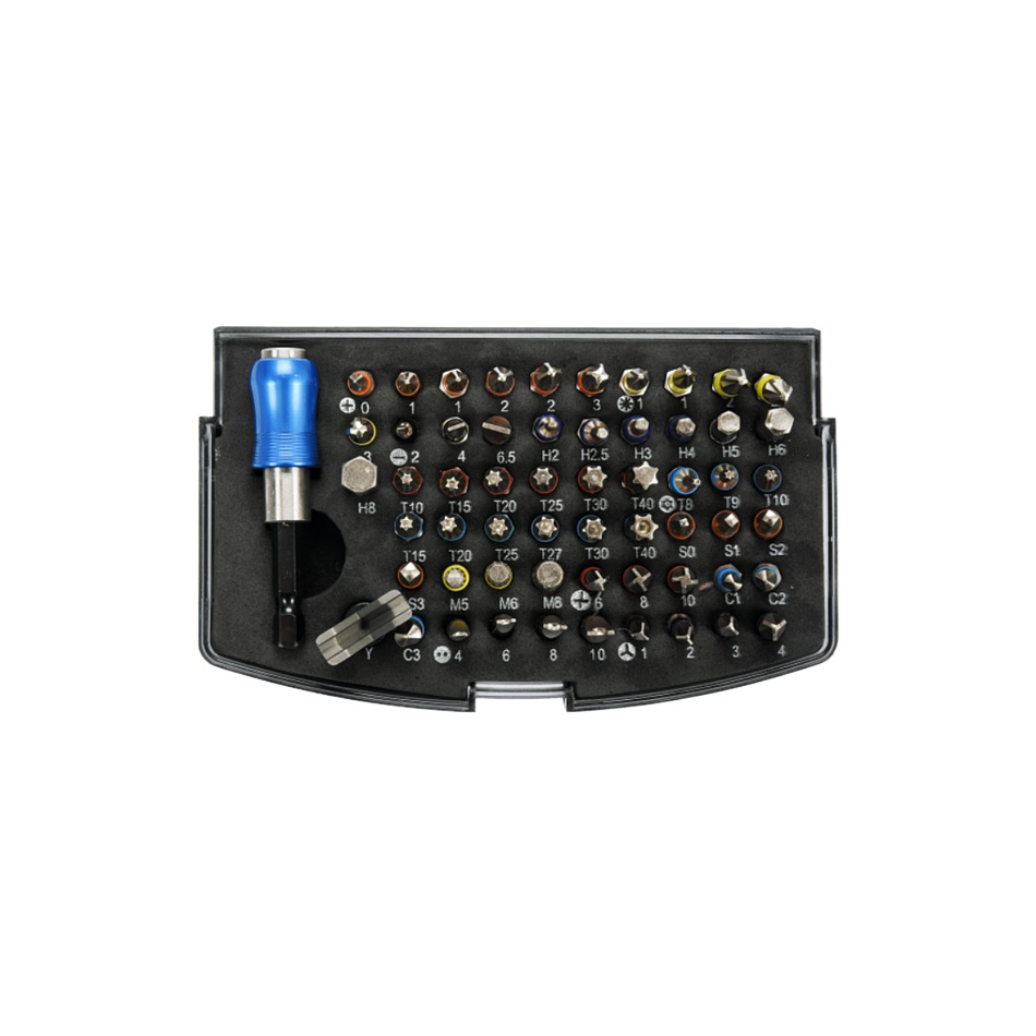 YATO bithegy készlet + adapter, 1/4