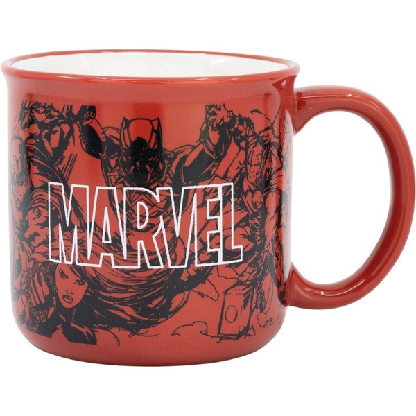 Chávena De Refeição Ilustración Cómic Marvel (rojo) 400 Ml B.active