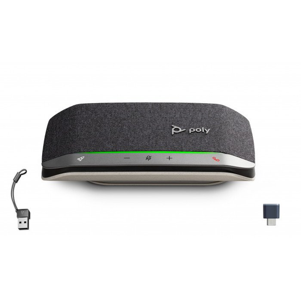 HP Poly Sync 20+ Speakerphone USB-C/A Adapter konferencetelefon PC Sort