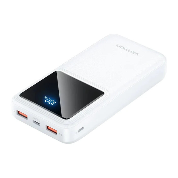 Vention FHLW0 Power Bank 20000mAh 22,5W fehér