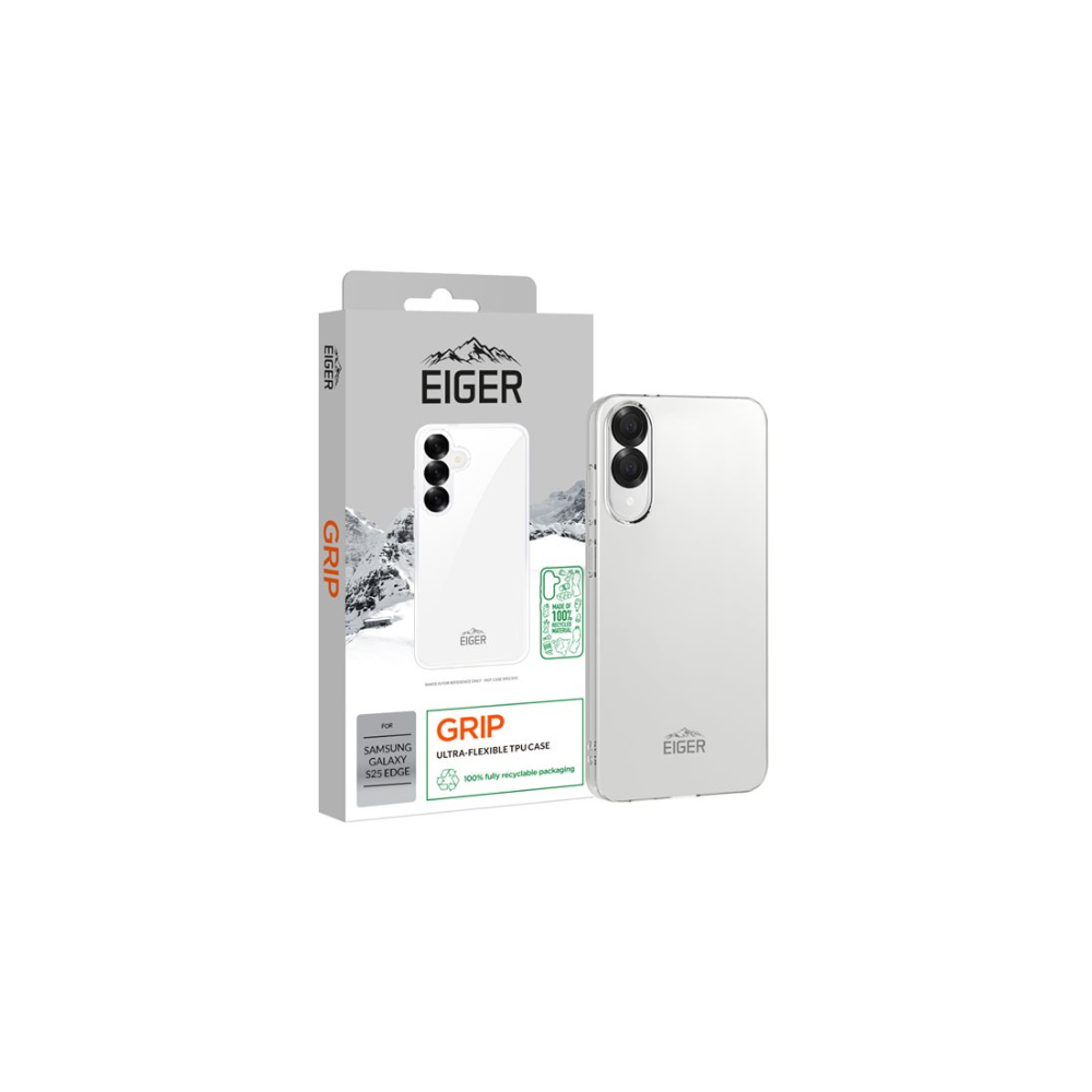 Eiger Grip Case GRS Galaxy S25 Edge Telefon tok - Átlátszó (EGCA00756)