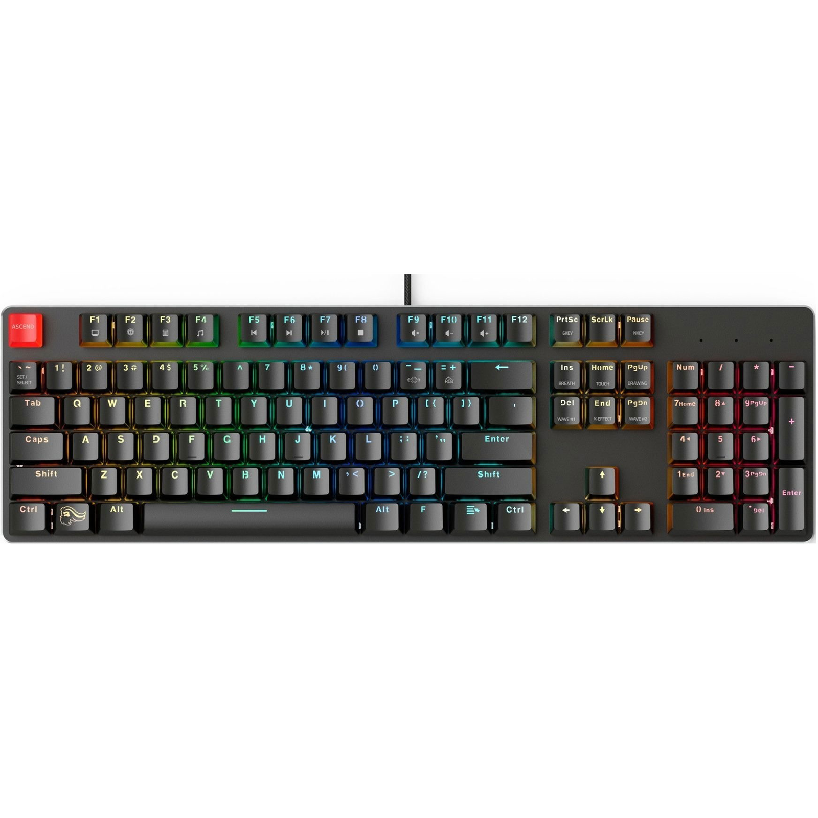 GLORIOUS GMMK 3 HE 100% Prebuilt Wired Black - UK (GLO-KB-GMMK3-100-PB-HE-W-BLK-UK)