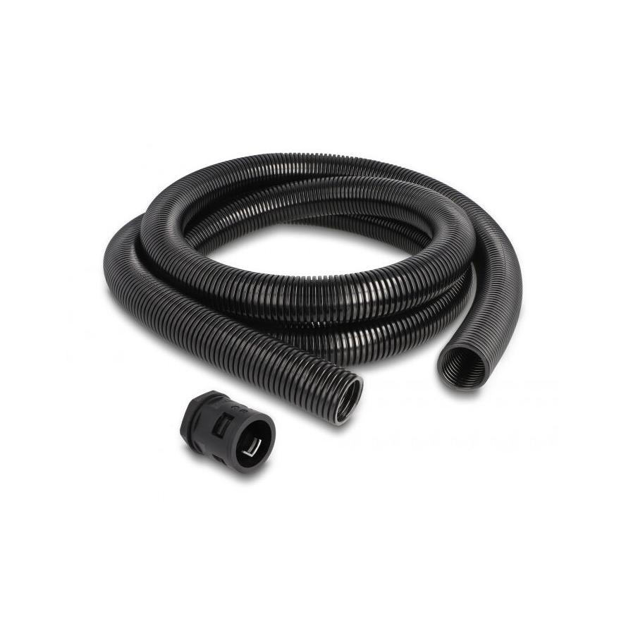 DELOCK Kabelschutzschlauch 2mx28,5mm PG21 Schlauchver. Black (60466)