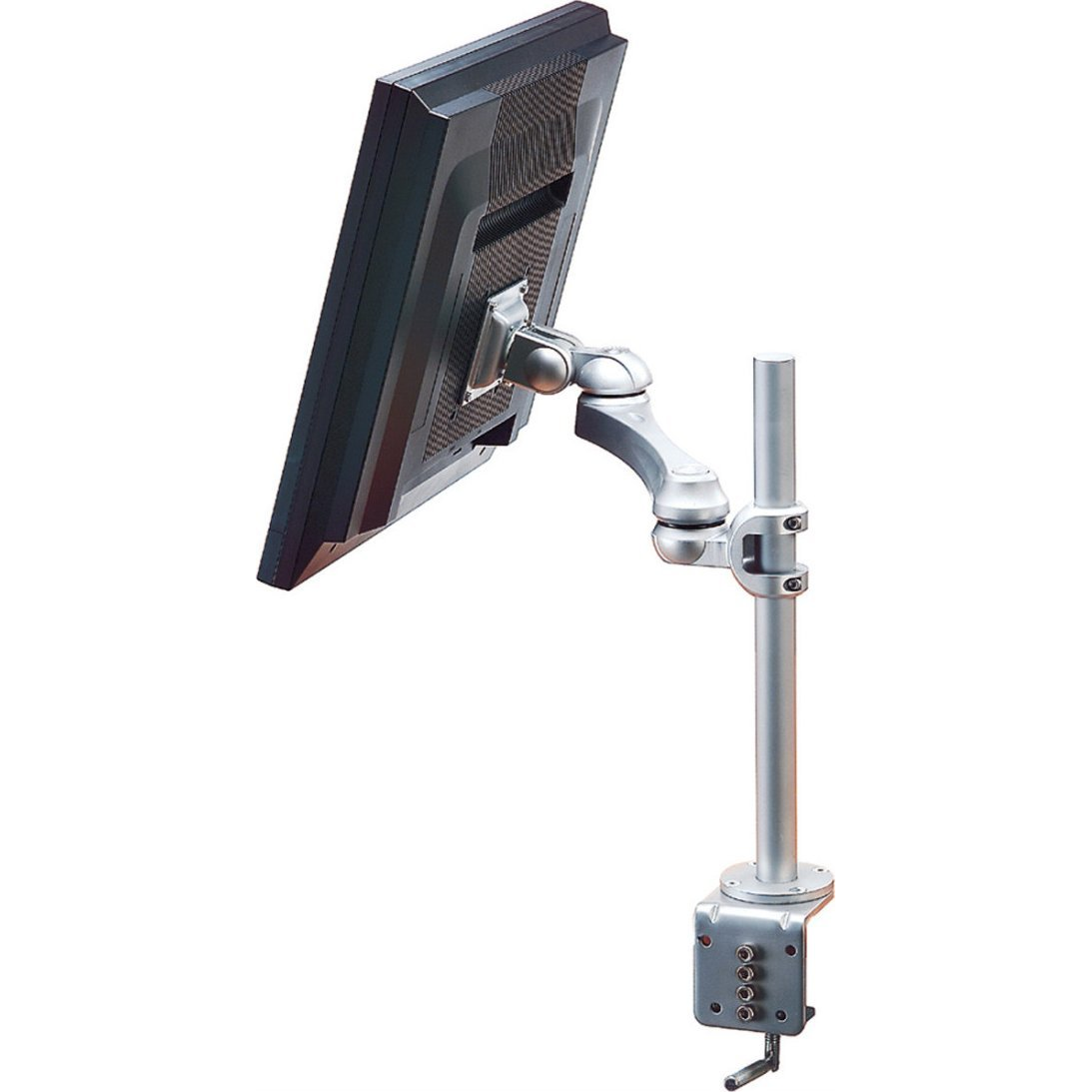 Roline Monitor asztali tartó 1 Kijelző(k) Ezüst (fémes) Állítható magasságú (17.03.1133)