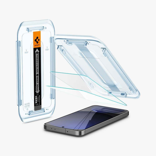 Spigen EZ Fit GLAS.tR Slim Samsung Galaxy S24 FE edzett üveg kijelzővédő 2db (AGL08729)