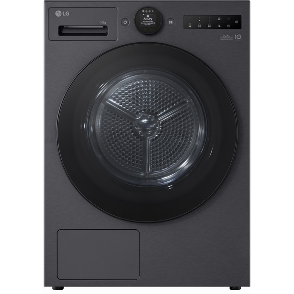 LG RHX7010TBB ruhaszárító Szabadonálló Elöltöltős 10 kg Fekete