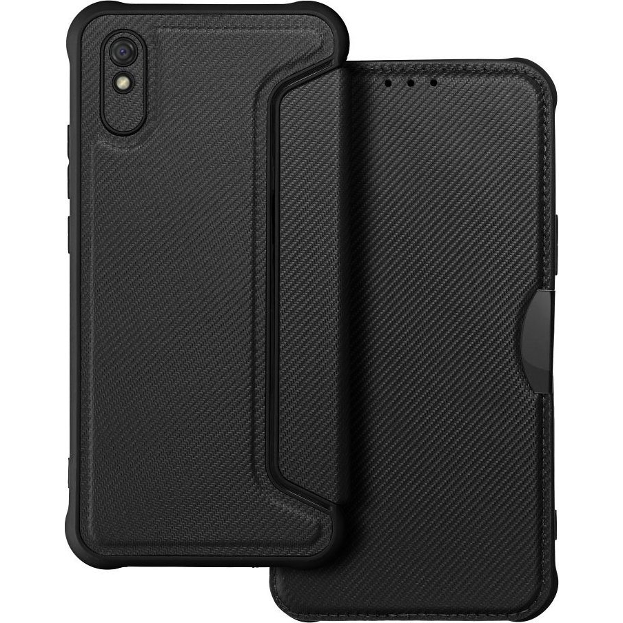 Razor book Xiaomi Redmi 9AT/9A tok, fekete (5903396157356)