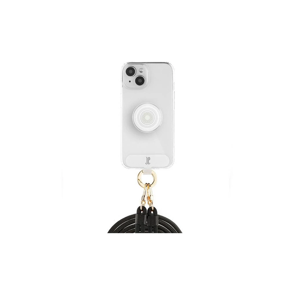 JE 3in1 PopGrip tok iPhone 15 6.1 készülékhez 30524 (Just Elegance) átlátszó