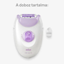 Braun Silk·épil 3 3-000 vezetékes epilátor fehér-lila