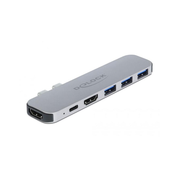 Delock 87753 MacBook Thunderbolt 3 Dual Port dokkoló szürke