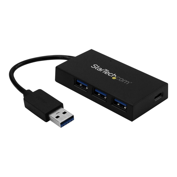 StarTech.com HB30A3A1CFB hub di interfaccia USB 3.2 Gen 1 (3.1 Gen 1) Type-A 5000 Mbit/s Nero