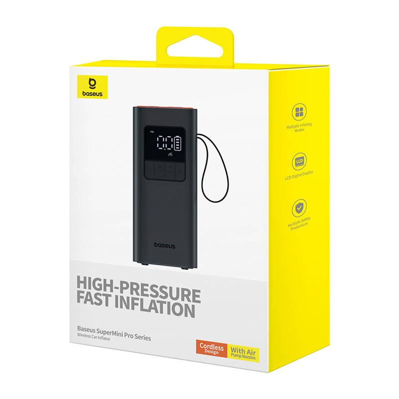 Baseus SuperMini Pro vezeték nélküli autós pumpa (C11159300111-00) (C11159300111-00)