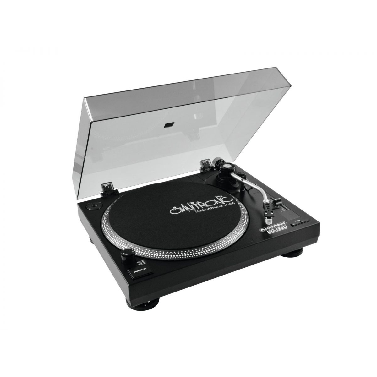 Omnitronic BD-1320 Lemezlejátszó - Fekete (10603048)