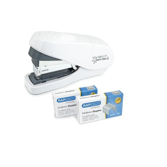 Rapesco Germ-Savvy® ECO 35 lap kapacitású tűzőgép - Fehér (1689)