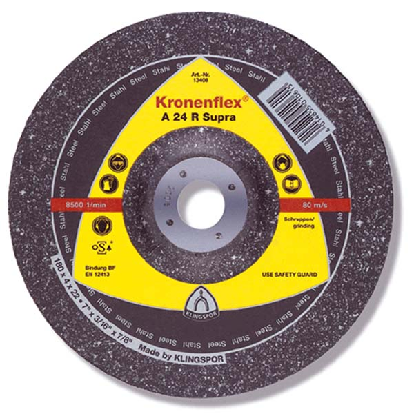 Klingspor13528&93 Acél Vágókorong A24Rsupra 350*3, 5*25, 4 Lapos