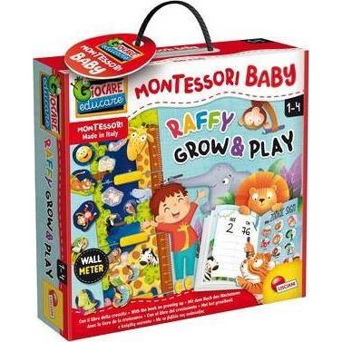 Montessori baby - zsiráfos magasságmérő játékkal (469141)