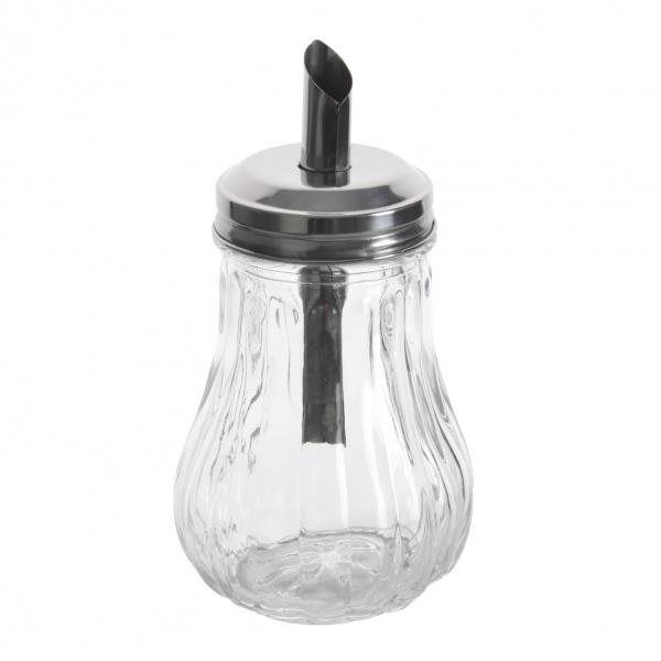 Orion Üveg cukortartó adagolóval, átmérő 7 cm (153518)
