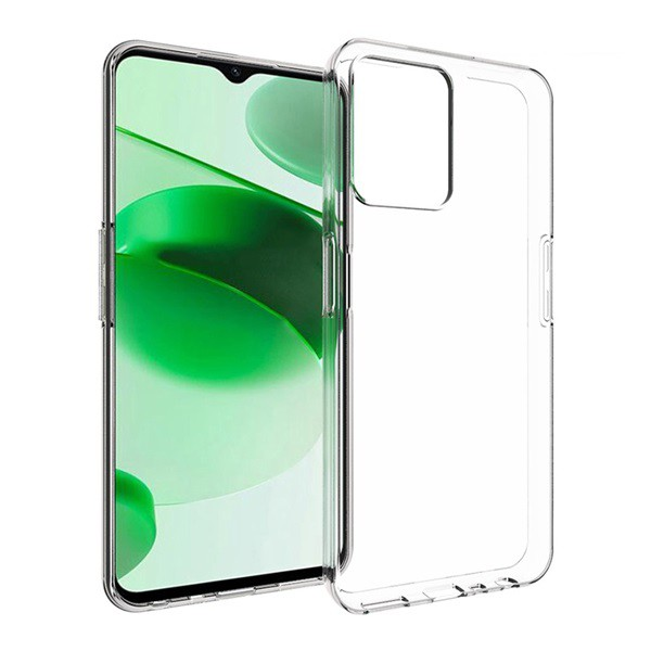 Szilikon telefonvédő (ultravékony) ÁTLÁTSZÓ [Realme C35] (5996591211763)