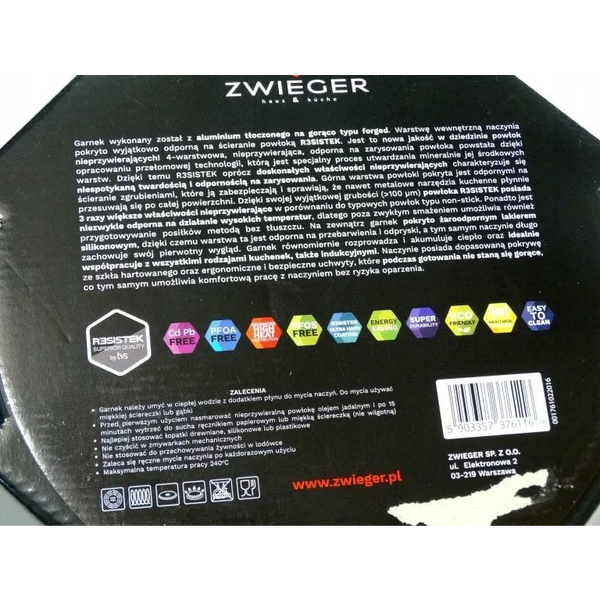  Lumarko Garnek 28cm Zwieger Sensa Thermo
