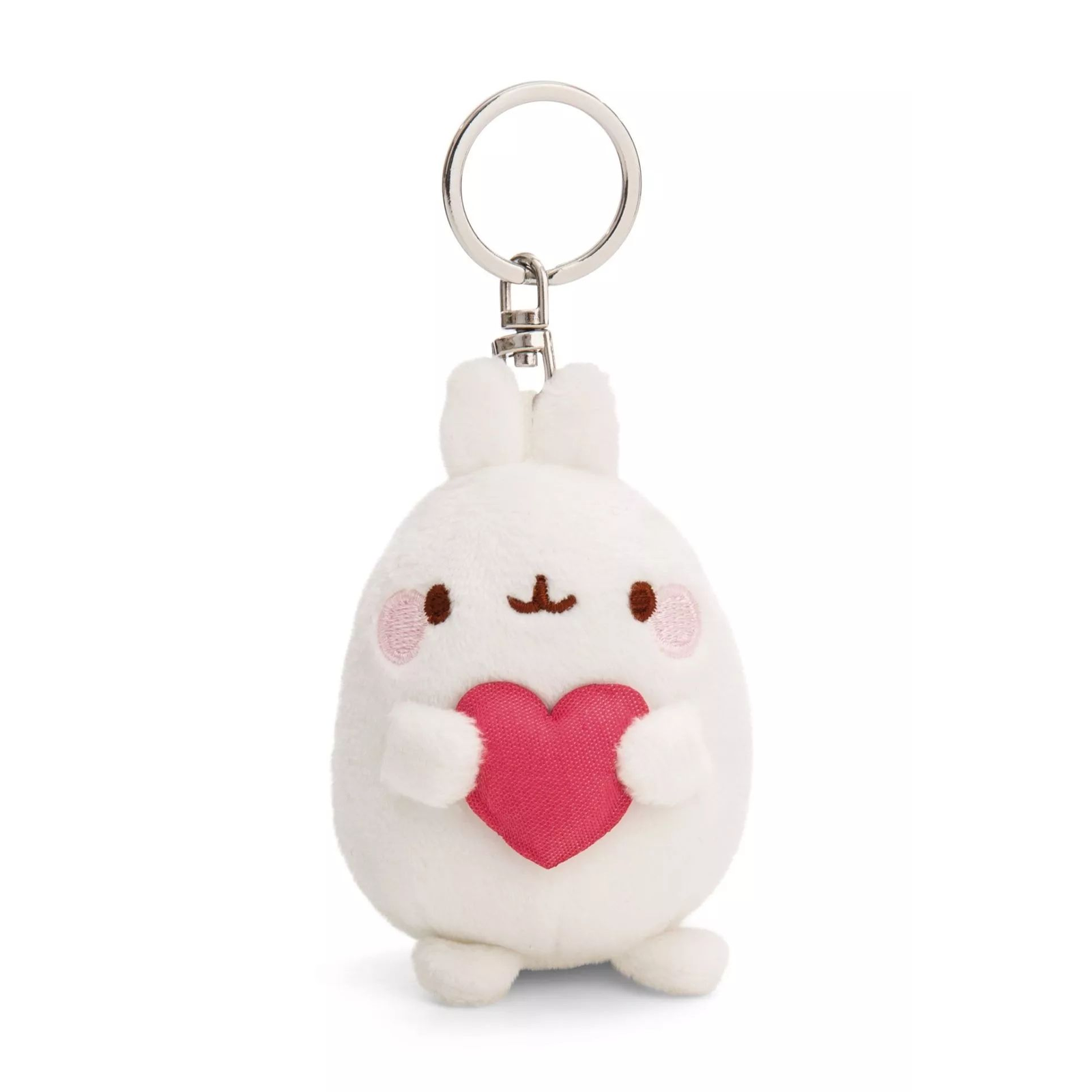 Nici Molang a nyuszi szívvel plüss kulcstartó plüssfigura 8 cm (61670)