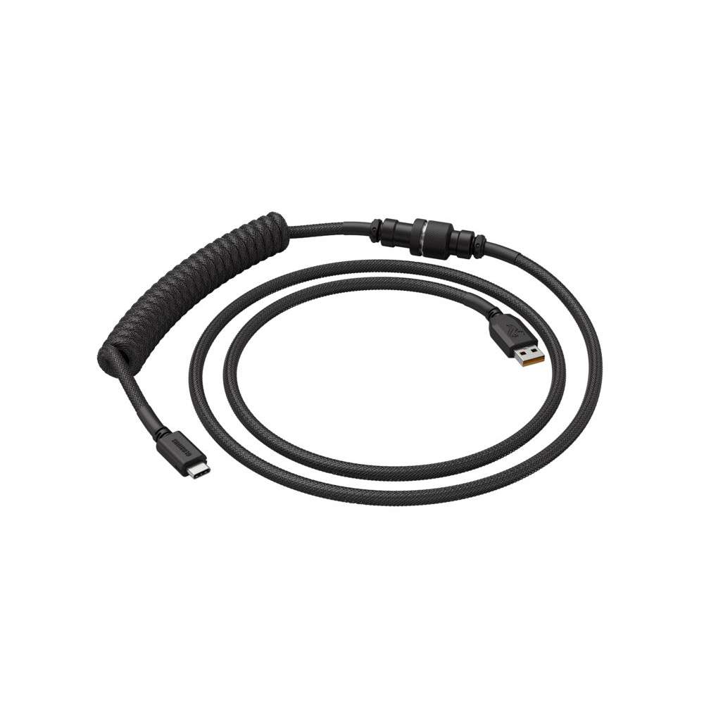 Glorious USB-C billentyűzet spirálkábel fekete (GLO-CBL-COIL-BLACK) (GLO-CBL-COIL-BLACK)