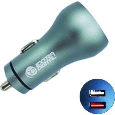 Ładowarka Extra Digital Extra Digital Kroviklis USB 2.0+ USB 3.0: 12V-24V, 30W, QC3.0