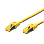 Digitus CAT6A S-FTP Patch кабел 5m жълт, мрежови кабели