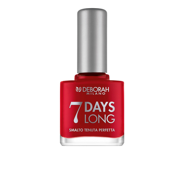 Deborah, 7 Day Long, Vitamins, Quick-Dry, Nail Polish, EN876, Iconic Red, 11 ml