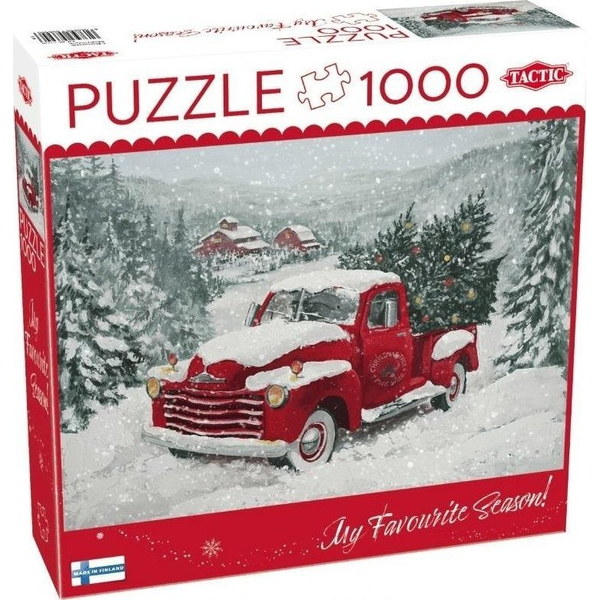 Tactic 59220 puzzel Legpuzzel 1000 stuk(s) Kerstmis