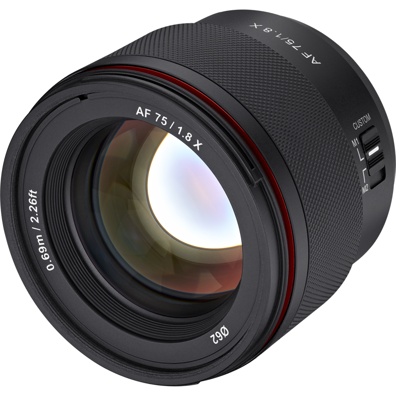 Samyang AF 75mm f/1.8 objektív (Fuji X) (23371)