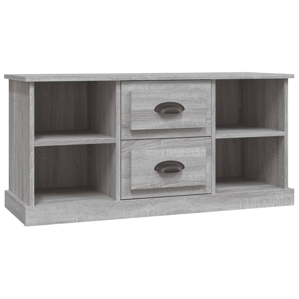 szürke sonoma színű szerelt fa TV-szekrény 99,5x35,5x48 cm (816278)