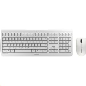 Cherry DW 3000 vezeték nélküli német billentyűzet + optikai egér világos szürke (JD-0710DE-0) (JD-0710DE-0)
