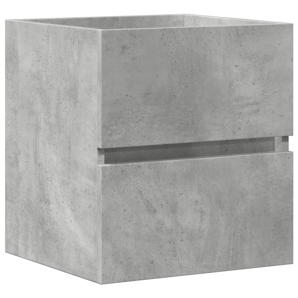 betonszürke szerelt fa mosdószekrény 41 x 38,5 x 45 cm (856237)