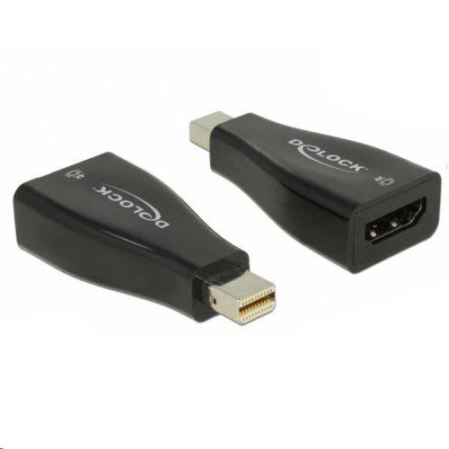 Delock 65864 mini Displayport 1.2 apa > HDMI anya átalakító 4K passzív, fekete (DL65864)