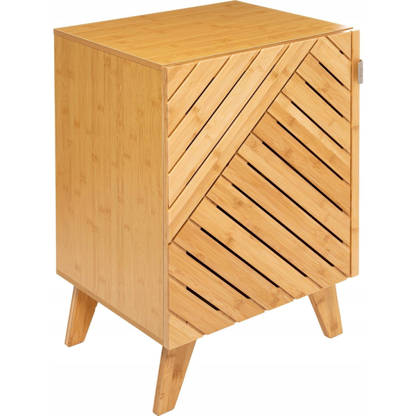 Mueble De Baño En Bambú Con Puerta Five.