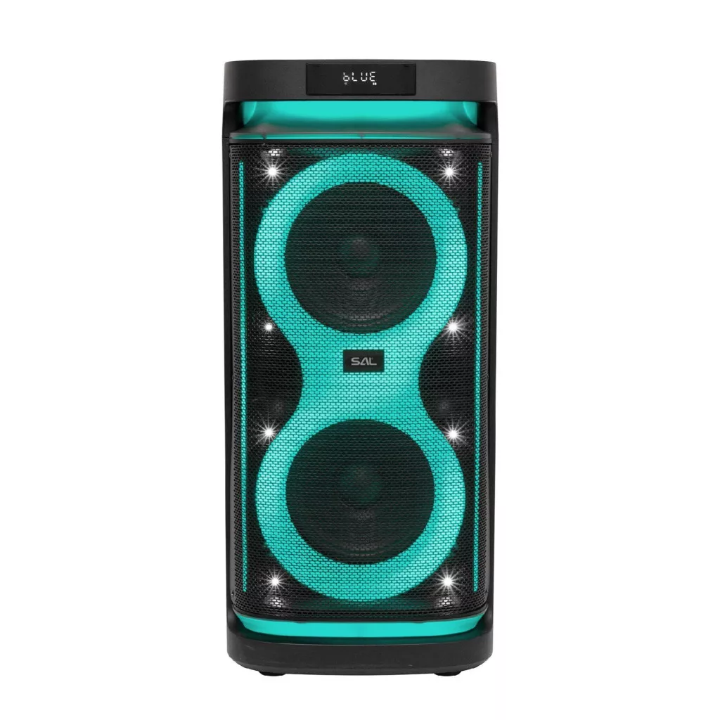 Sal PAR2400BT 2.0 Aktív Party hangfal 160 Watt - Fekete (PAR2400BT)