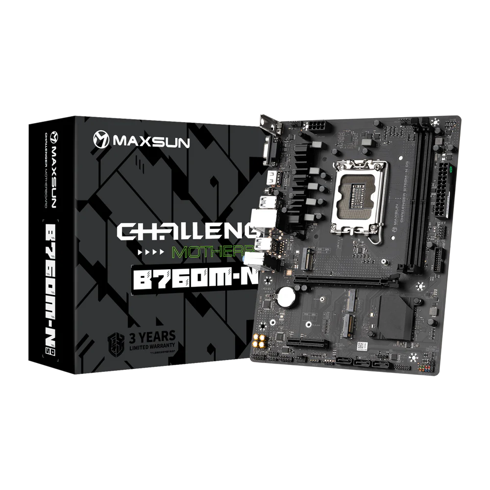 Maxsun Challenger B760M-N D5 V2 DDR5 Intel s1700 MicroATX Alaplap