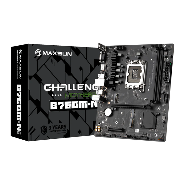 Maxsun Challenger B760M-N D5 V2 DDR5 Intel s1700 MicroATX Alaplap