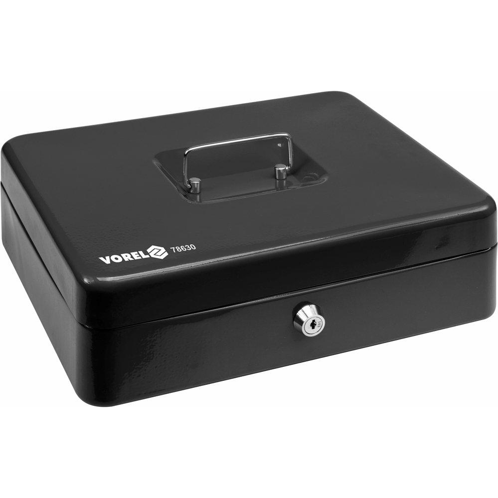 VOREL pénztárgép 300x240x90mm fekete, 2 billentyűvel (78630)