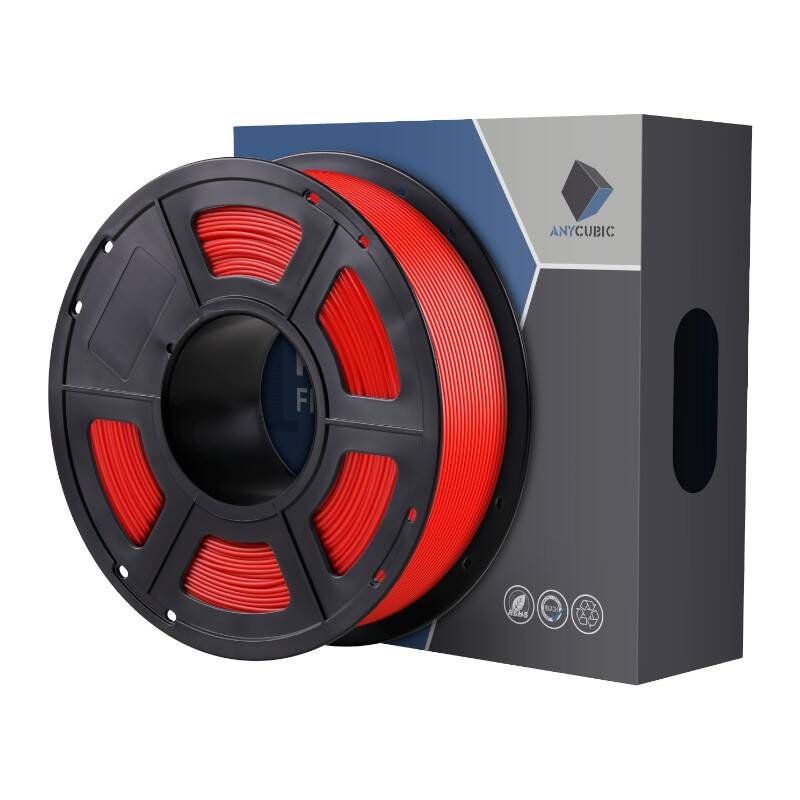 AnyCubic Filament PLA 1.75mm 1 kg - Piros (HPLRE-104)