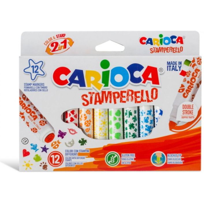 Carioca Nyomdafilc készlet 12db (42240) (237175)