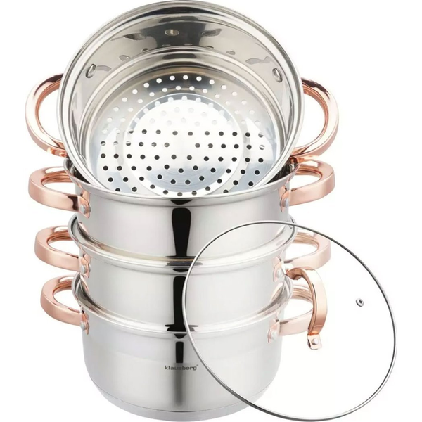 Klausberg GARNEK NA PARĘ KLAUSBERG 5 ELEM. 20cm KB-7730 ROSE GOLD