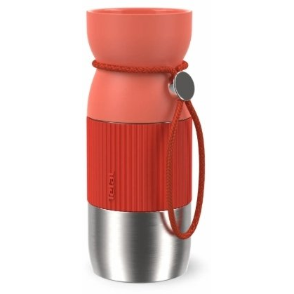 Tefal beYou N2191510 tazza da viaggio 360 ml Arancione, Acciaio inox Acciaio inox